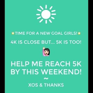 ♥︎NEW FOLLOW GOAL FOR ME. ❺K! Help me do it!♥︎