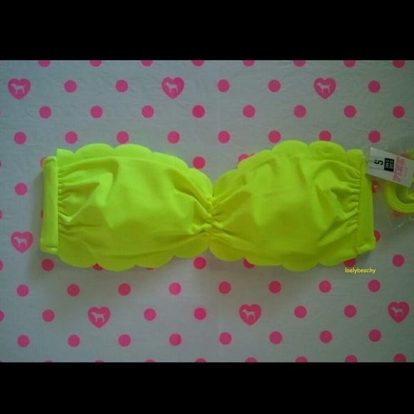 Victoria's Secret Scalloped Bandeau Bikini Top
