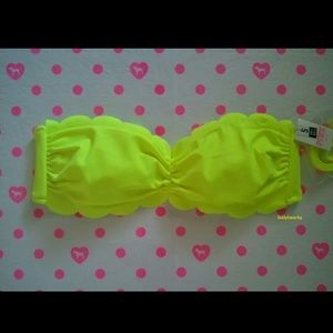Victoria's Secret Scalloped Bandeau Bikini Top