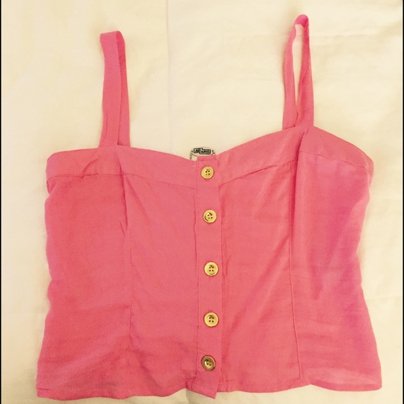 Pink crop top