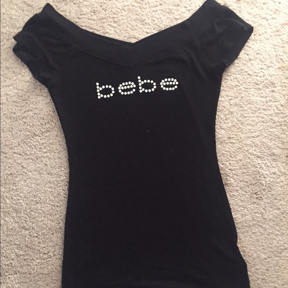 Black bebe top