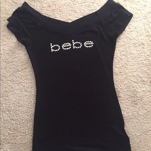 Black bebe top