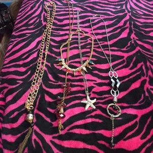 5 necklaces