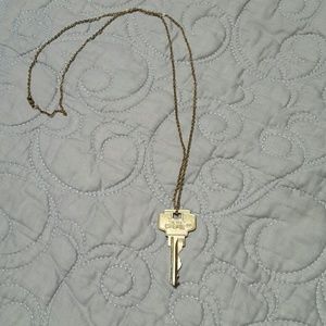The Giving Key's Classic Key Necklace "Strength"