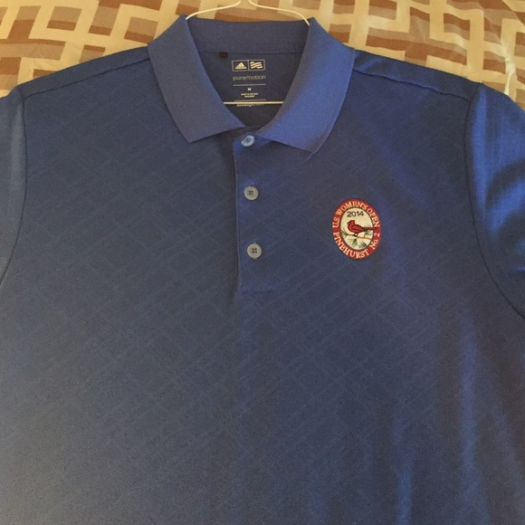 Men's Adidas Blue Golf Shirt