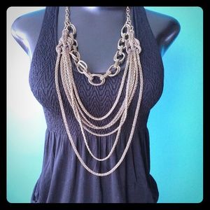 Black razor back stretchy tank top