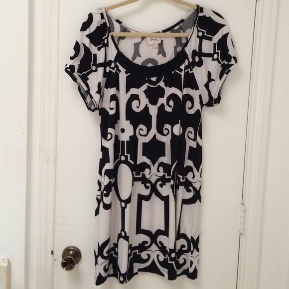 Black and white dress