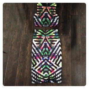 Kaleidoscope Crop Top Set