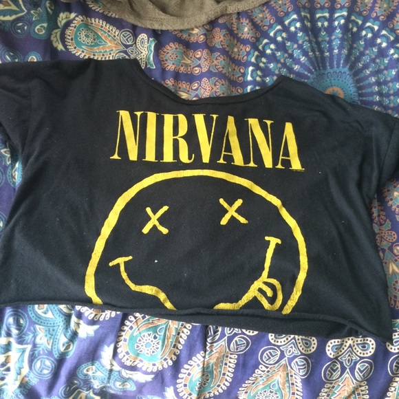 nirvana crop top