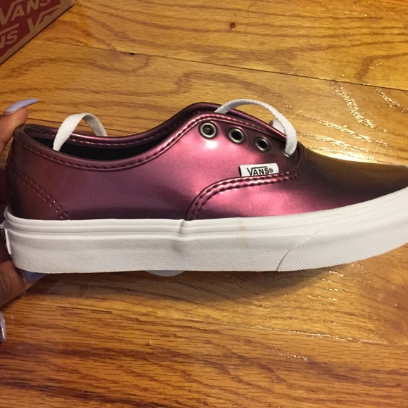 pink patent leather vans