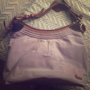 Purple Dooney and Bourke canvas bag