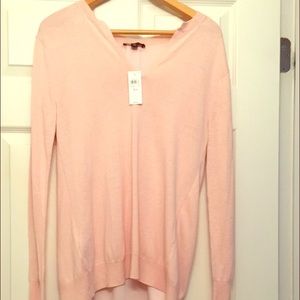 An Ann Taylor pink sweater!
