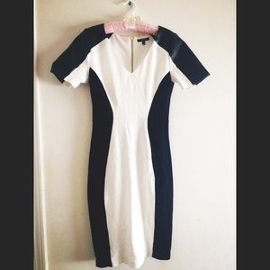 XOXO black and white dress