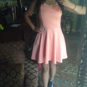 Peach formal dress