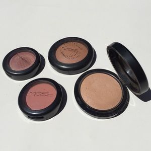 Mac blush (2), bronzer, mineralize skin finish