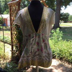 J Jill Petite Floral Summer Tunic