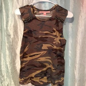 Rebellious One Camo Muscle Tshirt