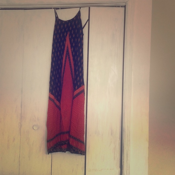 Tribal printed summer tank dress