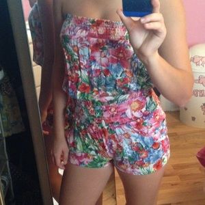 Delia's Floral Romper