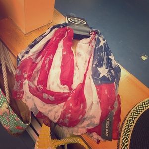 American flag scarf