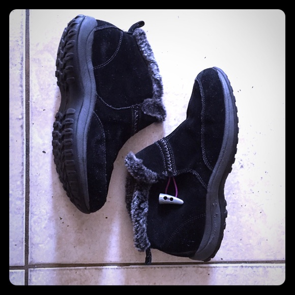 Black Faux Fur Boot PERFECT FOR FALL
