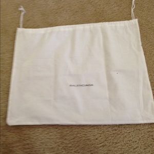 Balenciaga dust bag.