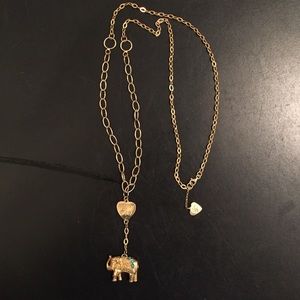 Good Charma gold vermeil and turquoise necklace