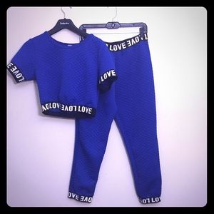 2 piece Love Sweatsuit