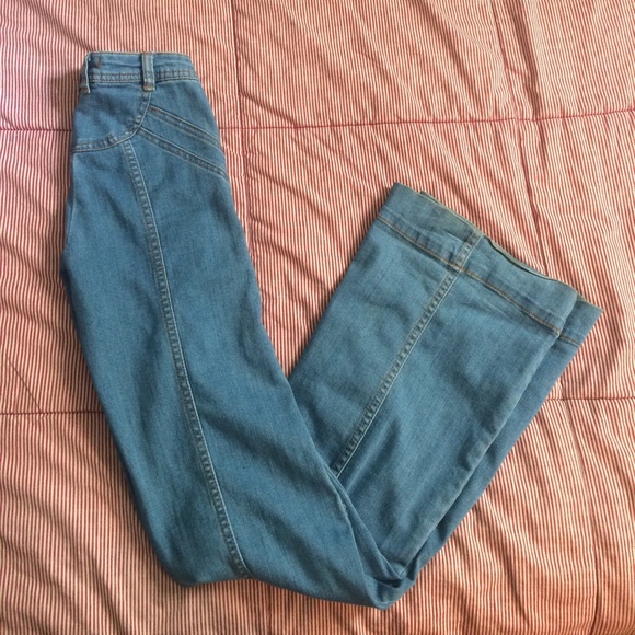 🔹FREE PEOPLE DENIM BELL BOTTOMS🔹