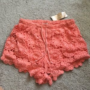 Bohemian style shorts with patterns