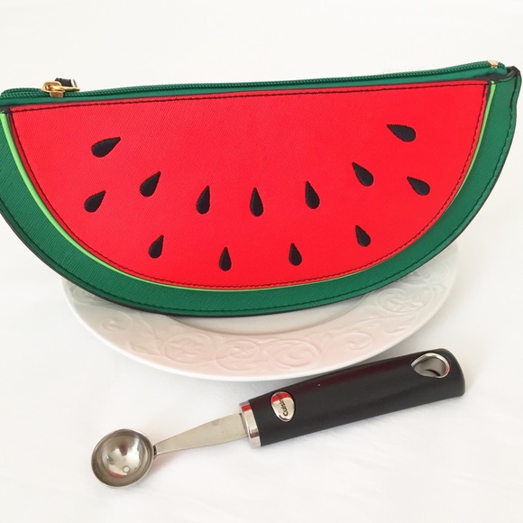 Watermelon clutch. Red and green