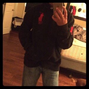 A mens large polo hoodie