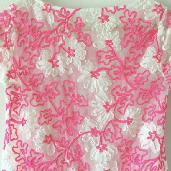 Anthropologie CHERRY BLOSSOM TOP Pink X-Small NWT! - Picture 4 of 4