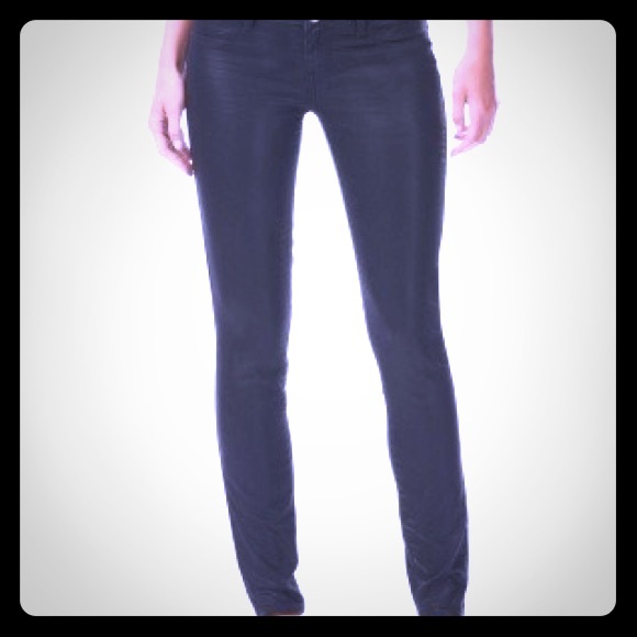 Faux leather pants