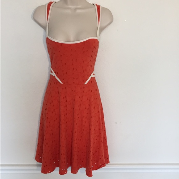 burnt orange sundress