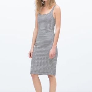 Zara striped tank dress