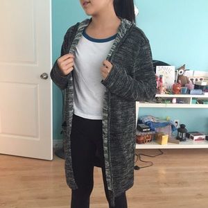 FOREVER 21 Exclusive Hoodie Cardigan