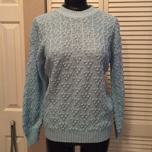 Final price! Vintage baby blue sweater.