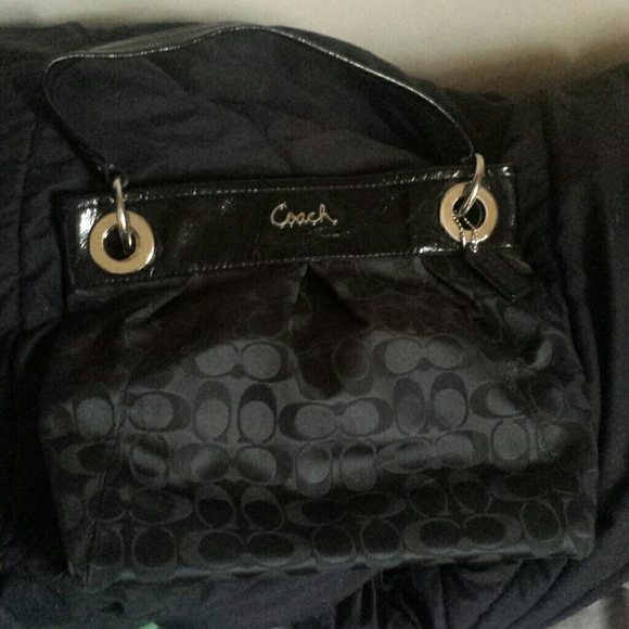 Coach black handbag