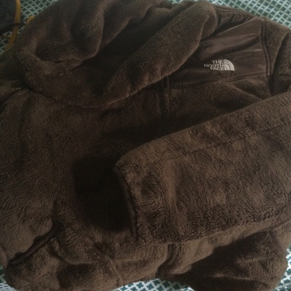 Brown fur north face