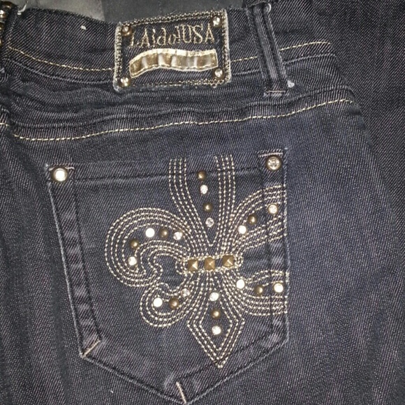 Black jeans with diamonds - Picture 3 of 4