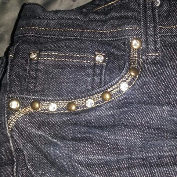 Black jeans with diamonds - Picture 4 of 4