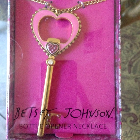 Betsey Johnson Accessories - Bundle Pink Betsey Johnson bottle opener key