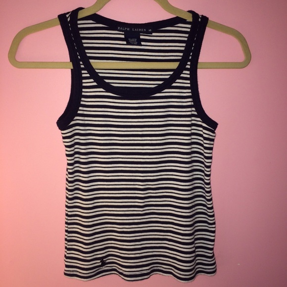 Ribbed cotton Polo Ralph Lauren tank