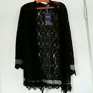 Black Lace Cover Up