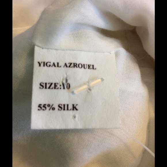 Yigal Azrouel White Embellished Dress - Picture 8 of 8