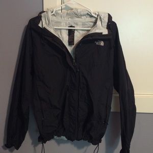 Hooded the north face rain coat
