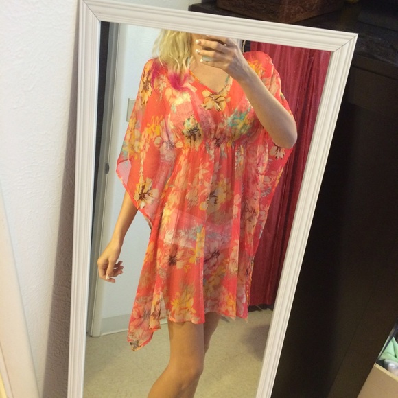 Sheer Cover Dress Kimono