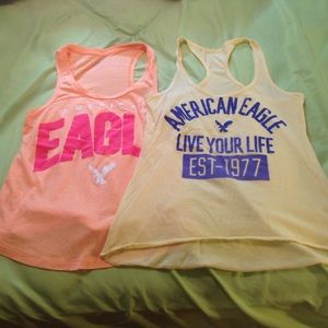 Two American eagle tanks