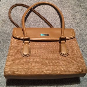 Liz Claiborne Sparkly Gold/Tan Purse